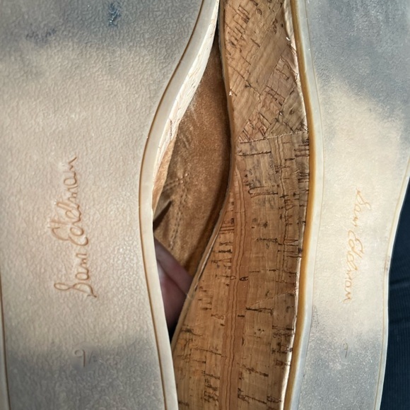 Sam Edelman Ranger wedge platform suede sandals - Picture 6 of 7